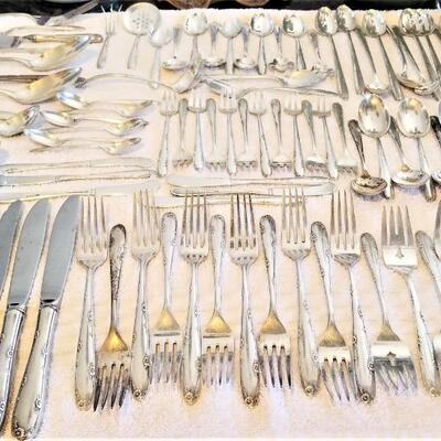 Lot #134  Sterling Silver Flatware Set - Towle "Madeira"