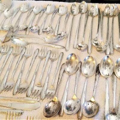 Lot #134  Sterling Silver Flatware Set - Towle "Madeira"