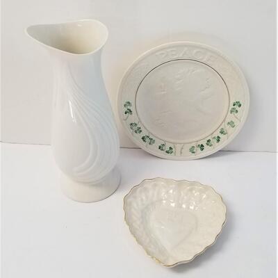 Lot #146  3 Pieces Belleek China