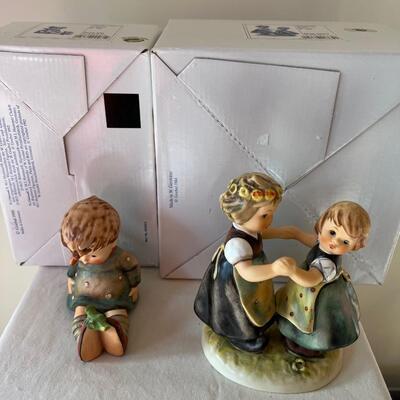 2 Hummels Spring Dance 353/0 The Love Lives On tmk 7 Boxes