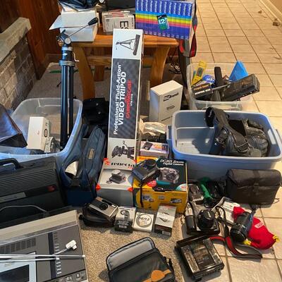 Very Big Assortment of camera and recording items