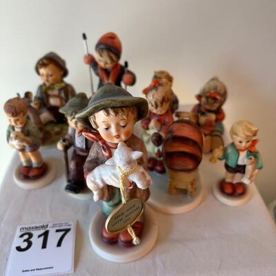 Lot of 9 Hummels