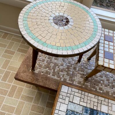 Vintage Tile Top Tables