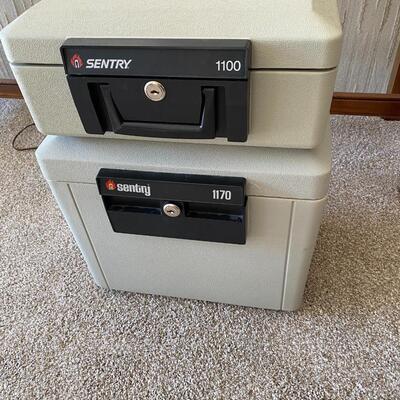 Two Sentry Lock Boxes