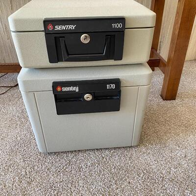Two Sentry Lock Boxes