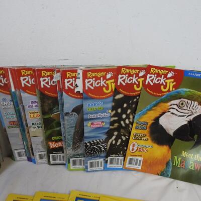 Lot of Assorted Kids Magazines, Ranger Rick, National Geographic Kids