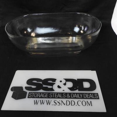 Mcmxcvlll M. Kamenstein Inc Glass Bowl, Bottom Base is Silver, Sturdy Glass