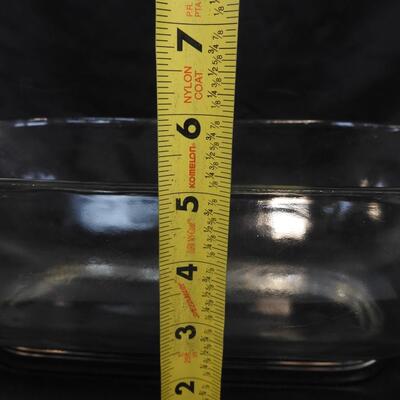 Mcmxcvlll M. Kamenstein Inc Glass Bowl, Bottom Base is Silver, Sturdy Glass