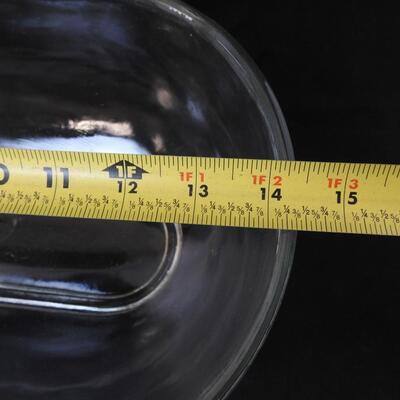 Mcmxcvlll M. Kamenstein Inc Glass Bowl, Bottom Base is Silver, Sturdy Glass