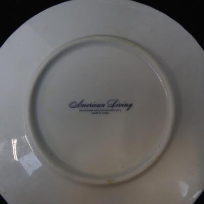 American Living Dish Set, 3 Cups, 4 Bowls, 4 Small Plates, 4 Large Plates, White