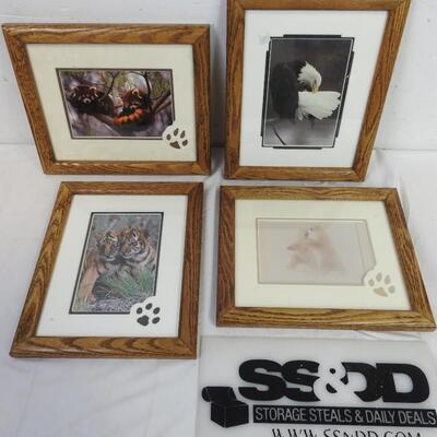 4 Frames, Animals, 11(1/2)" x 9(1/2)"