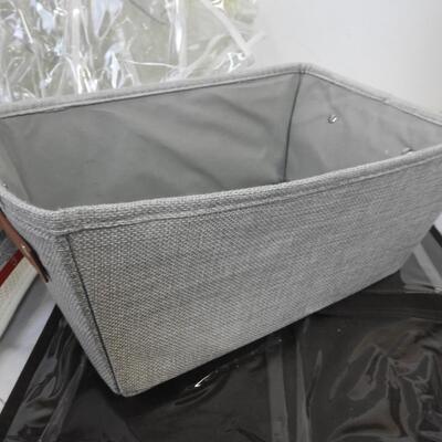 6 pc Organizing Lot: Fabric Organizers, Shoe Holder
