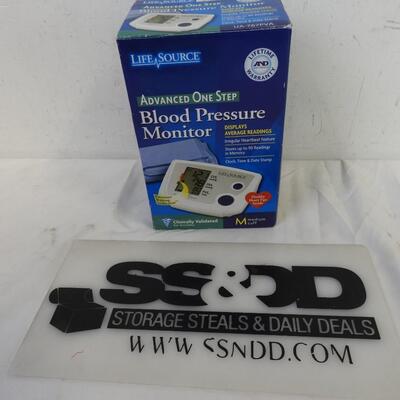 Advanced One Step Blood Pressure Monitor, Works, In Box