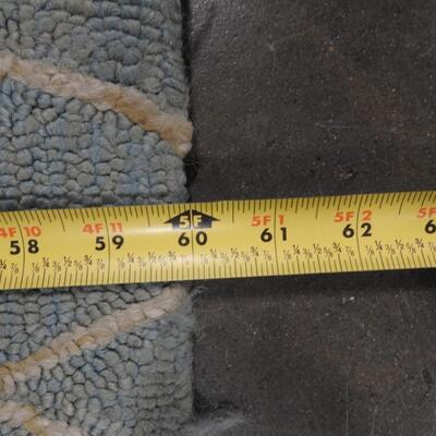 Pier 1 Imports Rug, Tapis, Flowers, 90" x 60"