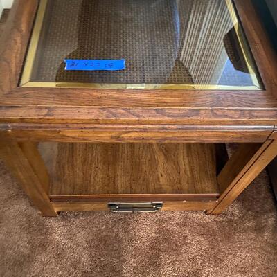 Six Glass Top Table