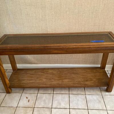 Six Glass Top Table