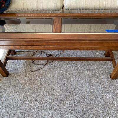 Six Glass Top Table
