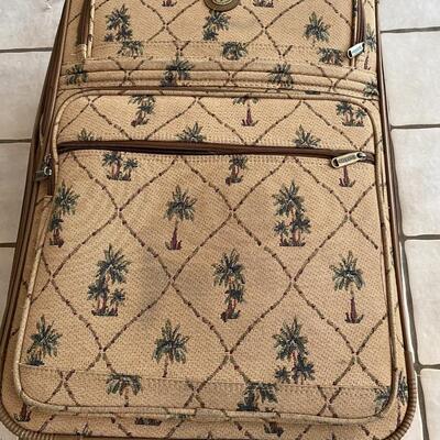 American Tourister palm tree themed Suitcase set