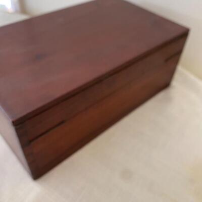 Antique Wooden Microscope Box
