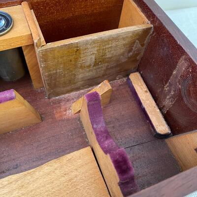 Antique Wooden Microscope Box