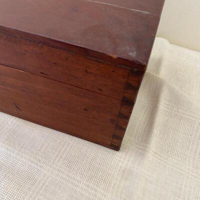 Antique Wooden Microscope Box