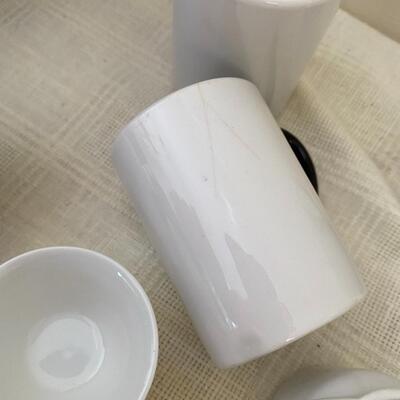 Hall Pottery, Baskets, Demitasse Cups and More