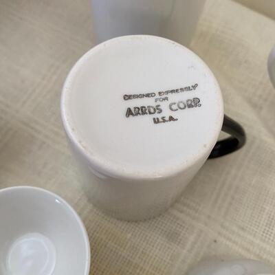 Hall Pottery, Baskets, Demitasse Cups and More