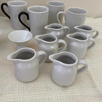 Hall Pottery, Baskets, Demitasse Cups and More