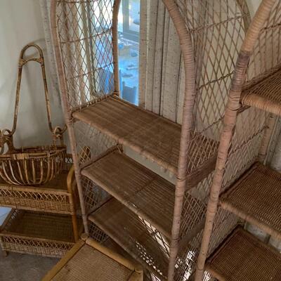 Rattan Wicker Shelves