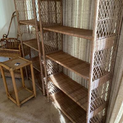 Rattan Wicker Shelves