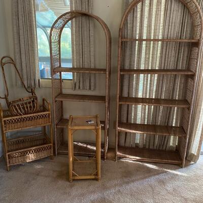 Rattan Wicker Shelves