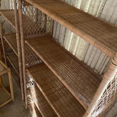 Rattan Wicker Shelves