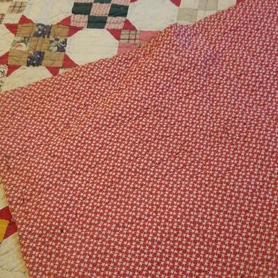 Lot #162  Antique Handsewn Quilt - an oldie but a goodie