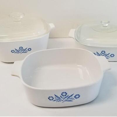 Lot #163  Corning Ware Lot - 3 pieces