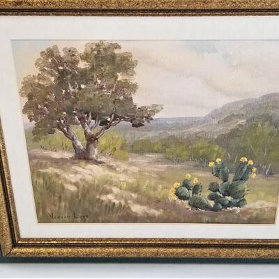 Lot #170  Sweet Pair of Original Paintings - Texas Hill Country - Listed Artist