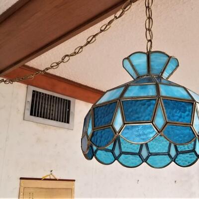 Lot #172  Mid Century Swag Lamp