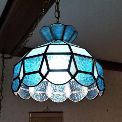 Lot #172  Mid Century Swag Lamp