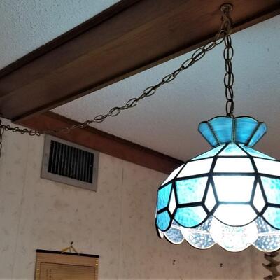 Lot #172  Mid Century Swag Lamp