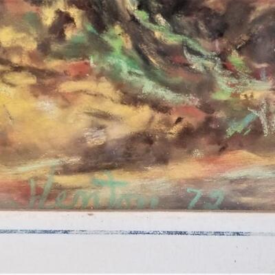 Lot #174  Original Pastel - "Autumn Woods" - ca. 1940
