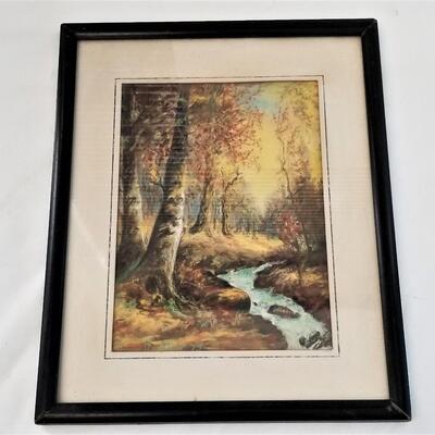 Lot #174  Original Pastel - "Autumn Woods" - ca. 1940