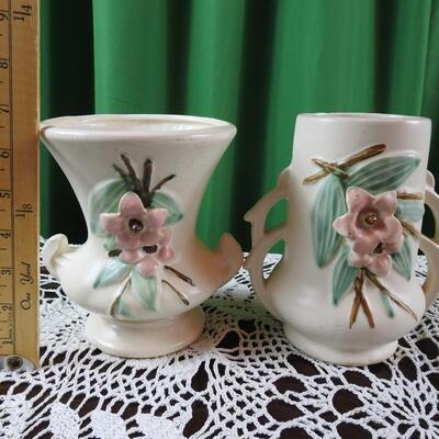 Vintage McCoy Blossom Time Vases