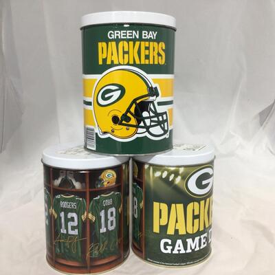 (8) PACKERS | Clay Mathews cereal boxes | Packer tins