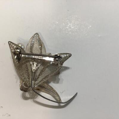 Vintage silver brooch
