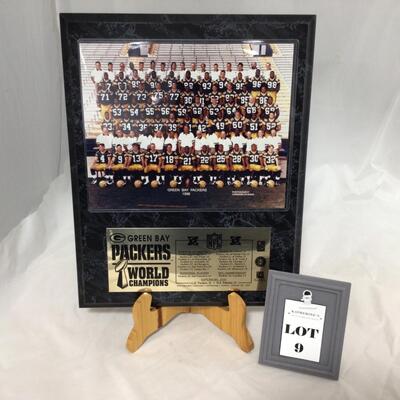 (9) PACKERS | World Champions Plaque