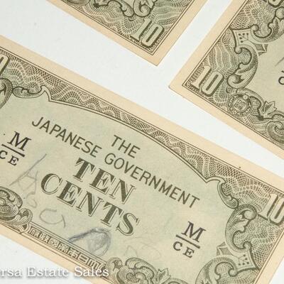 14 JAPANESE - 10 CENTAVOS NOTES