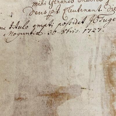 Antique 1607 Book of Gospel in Latin  by HIERONYMO NATALI Jesuit