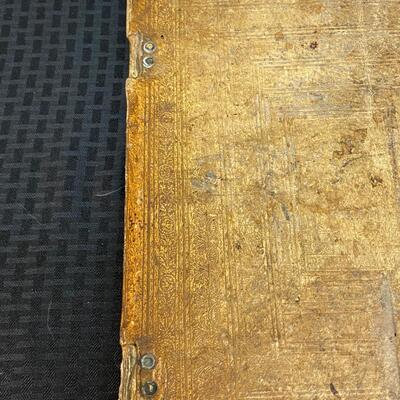 Antique 1607 Book of Gospel in Latin  by HIERONYMO NATALI Jesuit