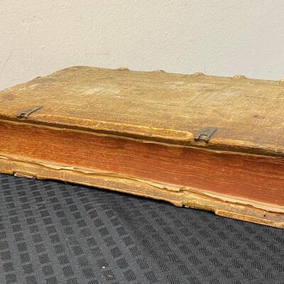 Antique 1607 Book of Gospel in Latin  by HIERONYMO NATALI Jesuit