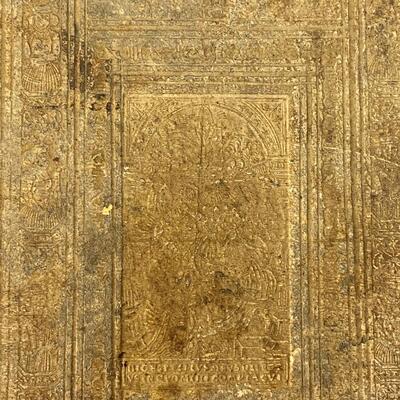 Antique 1607 Book of Gospel in Latin  by HIERONYMO NATALI Jesuit