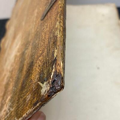 Antique 1607 Book of Gospel in Latin  by HIERONYMO NATALI Jesuit